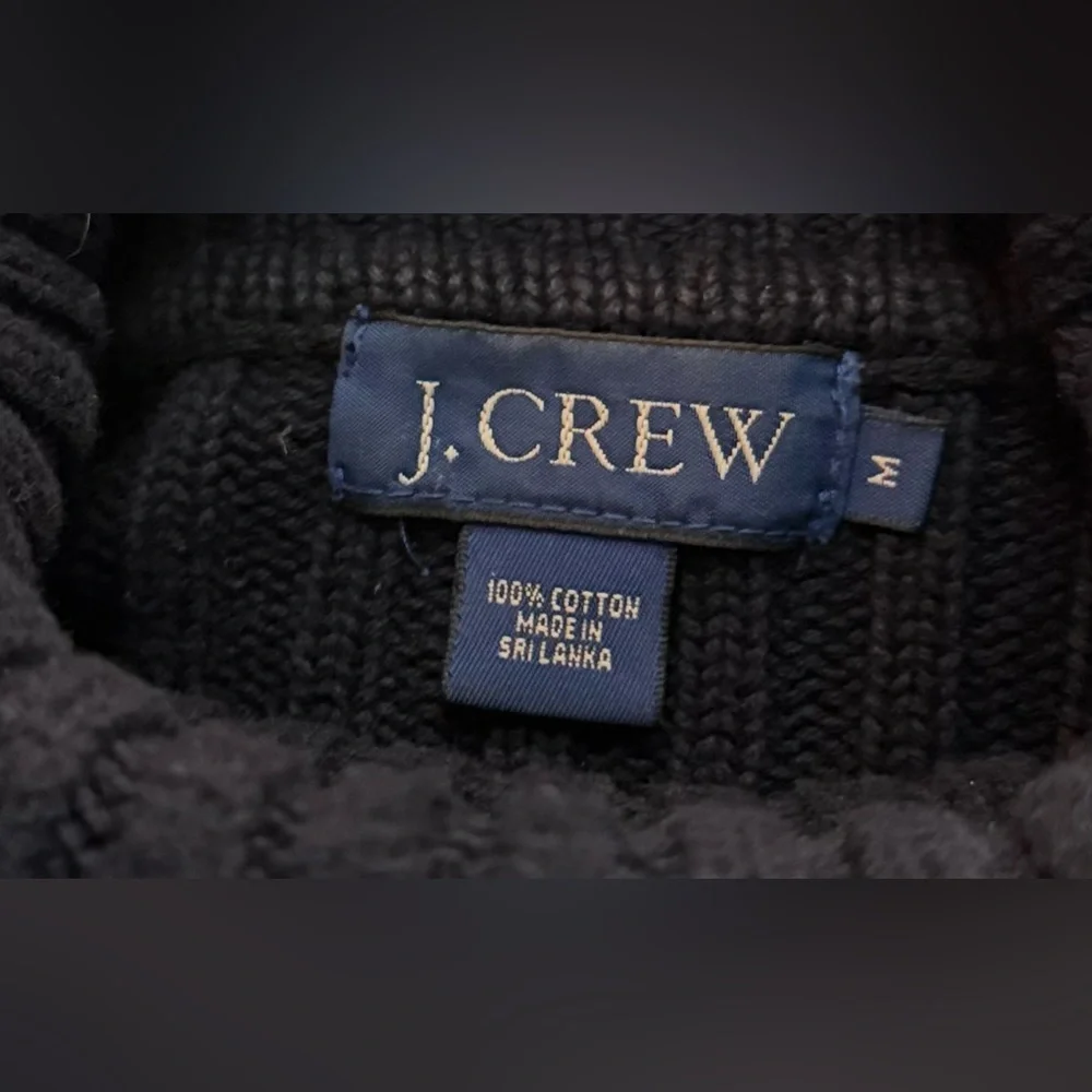 J. CREW Vintage Ribbed Turtleneck Sweater